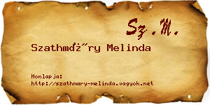 Szathmáry Melinda névjegykártya