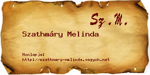 Szathmáry Melinda névjegykártya
